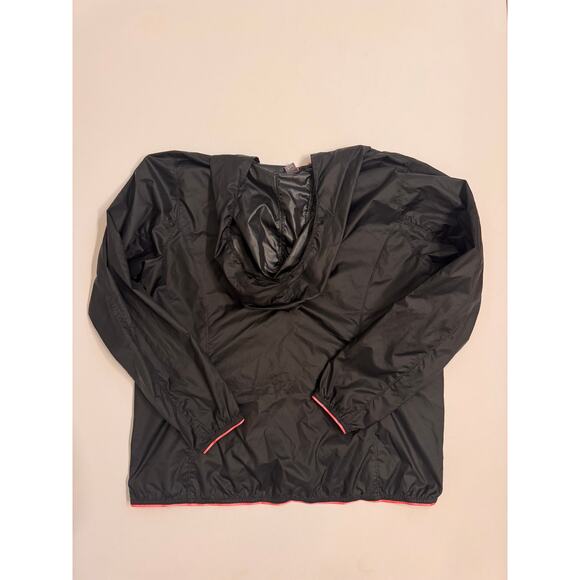 Eddie Bauer Women's Lightweight Packable Rain/Wind Jacket Size XL Black/Pink - Picture 4 of 6